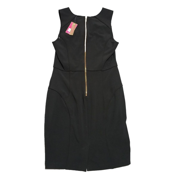 Women's Candie's Black Dress Sleeveless Slimming Suiting Minidress Size‎ 11 - Picture 2 of 8